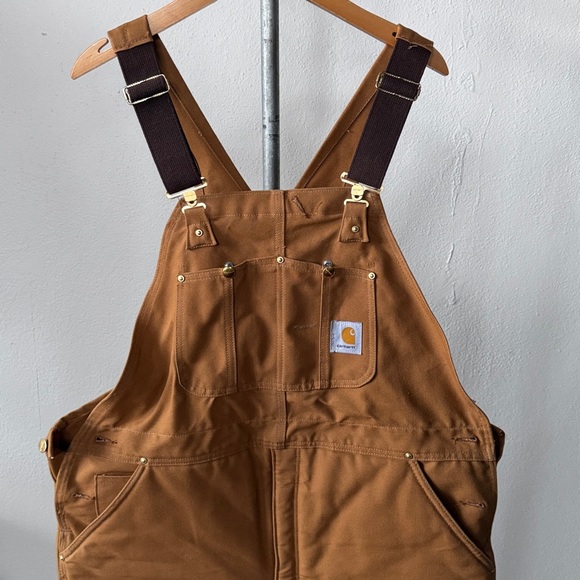Carhartt Quilted Insulated Overall Coveralls Size 40x30 - Picture 2 of 7